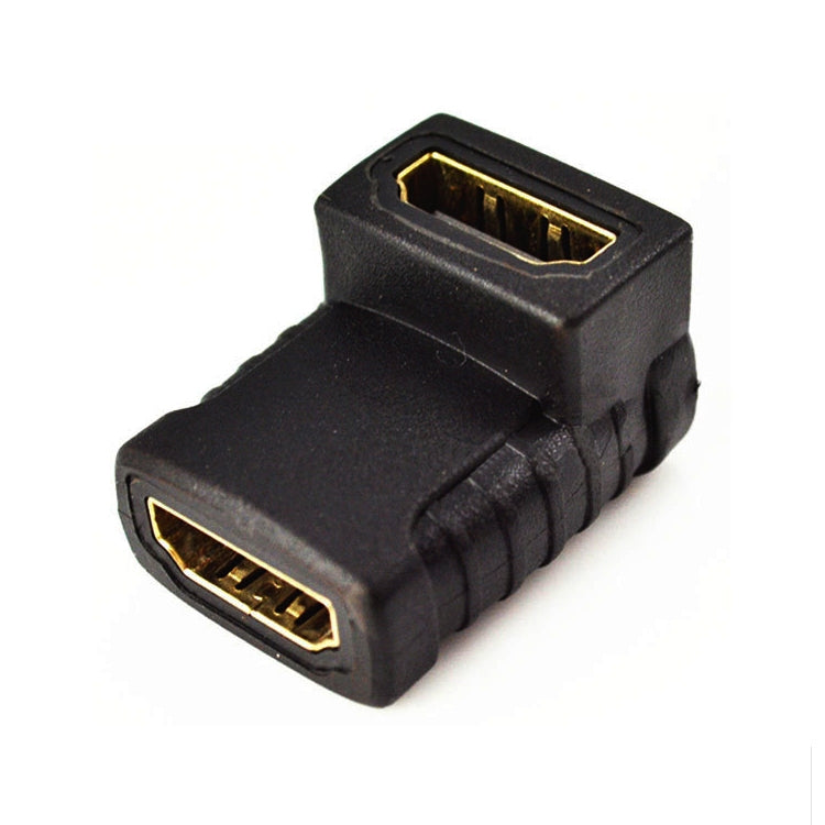 Accoppiatore angolare HDMI (da femmina a femmina) - 90 gradi (placcato in oro), HDMI Female to Female Accoppiatore angolare HDMI (da femmina a femmina) - 90 gradi (placcato in oro), HDMI Female to Female